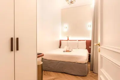 Un ou plusieurs lits dans un hébergement de l'établissement Paris Conciergerie - Stylish and quiet apartment - 2 bedrooms with Netflix