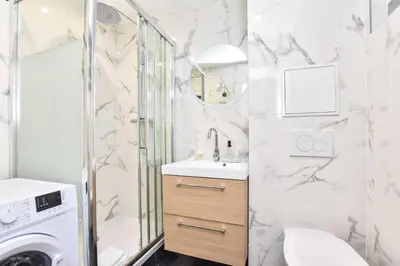 Salle de bains dans l'établissement Amazing apartment - Le Marais