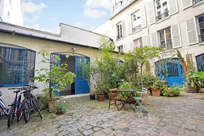 Jardin de l'établissement Superb apartment -1BR 2P - Sentier