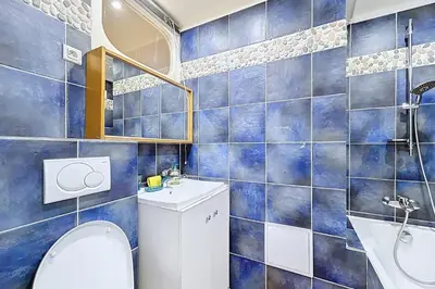 Salle de bains dans l'établissement Studio 30 m avec balcon proche Roland Garros
