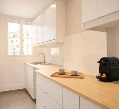 Cuisine ou kitchenette dans l'établissement Gare de Lyon - Premium apartment for 5 with easy access