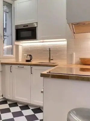 Cuisine ou kitchenette dans l'établissement paris house 15