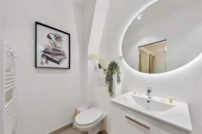 Salle de bains dans l'établissement Stylish loft - Arc de Triomphe