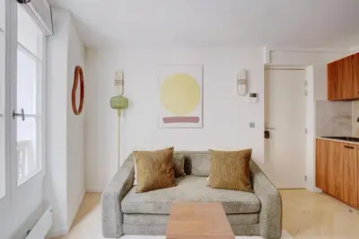 Coin salon dans l'établissement Amazing apartment - Saint Germain des Pres