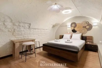Un ou plusieurs lits dans un hébergement de l'établissement Elegant pied a terre proche de republique