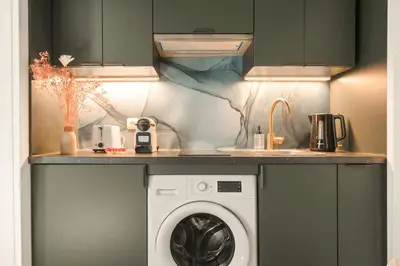 Cuisine ou kitchenette dans l'établissement Cité des Fleurs Paris17- Cozy Junior OneBedroom-4p
