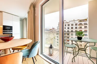 Balcon ou terrasse dans l'établissement Superbe Duplex neuf - Paris 16