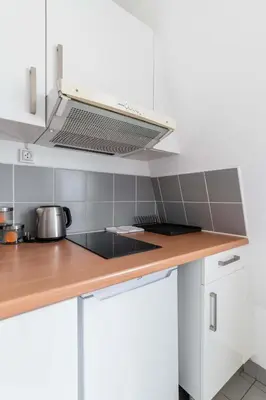 Cuisine ou kitchenette dans l'établissement 505- Charmant studio jardins des plantes -Paris 5