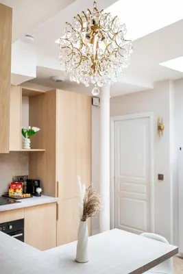 Cuisine ou kitchenette dans l'établissement Magnifique 3 chambres 3 SDE avec Clim et Jacuzzi