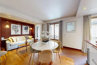 Coin salon dans l'établissement Avenue Montaigne - Prime Location