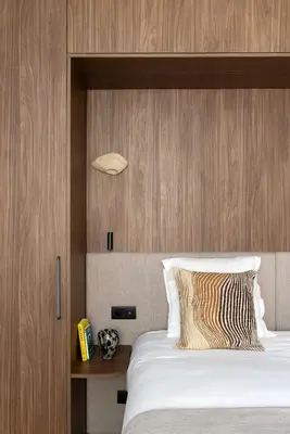 Un ou plusieurs lits dans un hébergement de l'établissement Luxury 2P studio - Monceau Paris 8th
