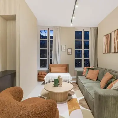 Elegant 3-room air-conditioned apartment in the heart of Le Marais