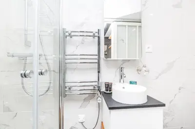 Salle de bains dans l'établissement Le Loft du Marais - Building renovation complete