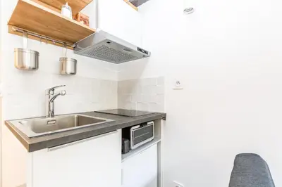 Cuisine ou kitchenette dans l'établissement Le Loft du Marais - Building renovation complete