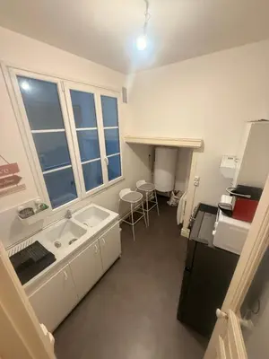 Un ou plusieurs lits dans un hébergement de l'établissement Paris Saint Germain-des-Prés Élégant Deux pièces tout équipé