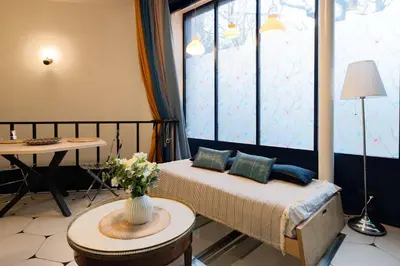 Un ou plusieurs lits dans un hébergement de l'établissement Souplex Design & Spacieux 7 pers Montmartre