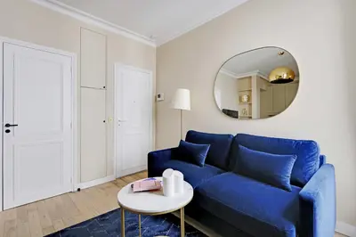 Coin salon dans l'établissement Superb apartment -1BR 4P- Musée d'Orsay Louvre