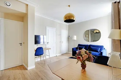 Coin salon dans l'établissement Superb apartment -1BR 4P- Musée d'Orsay Louvre