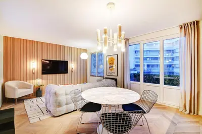 Télévision ou salle de divertissement dans l'établissement Chic Loft
