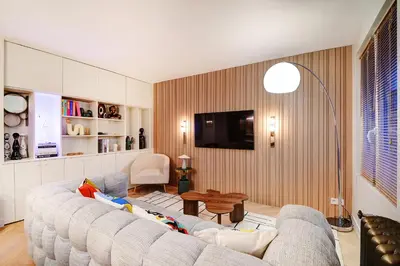 Télévision ou salle de divertissement dans l'établissement Chic Loft