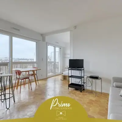 Le Dormoy - Balcon et vue panoramique sur les toits de Paris