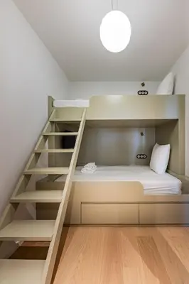 Un ou plusieurs lits dans un hébergement de l'établissement New suite 6 people - Saint Germain Notre-Dame#AC