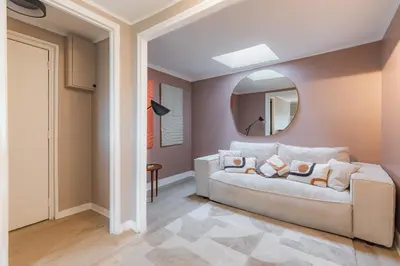 Un ou plusieurs lits dans un hébergement de l'établissement Charming bright T2 in Le Marais & Bastille on foot