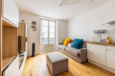 Cuisine ou kitchenette dans l'établissement Au coeur de Paris 1bedroom Bastille Paris 11