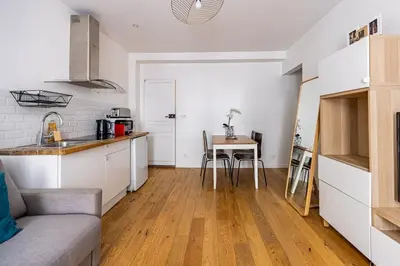 Cuisine ou kitchenette dans l'établissement Au coeur de Paris 1bedroom Bastille Paris 11