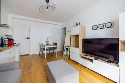 Cuisine ou kitchenette dans l'établissement Au coeur de Paris 1bedroom Bastille Paris 11