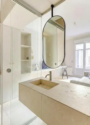Salle de bains dans l'établissement Passy Chic Studio & Absolute Calm