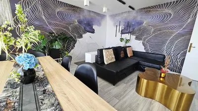 Coin salon dans l'établissement Big apt for 10p parking free close station metro