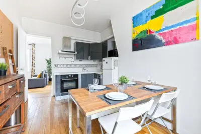 Plan de l'établissement Le Marais 1 Bedroom Apartment NetFlix