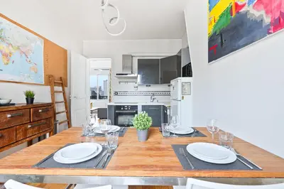 Plan de l'établissement Le Marais 1 Bedroom Apartment NetFlix