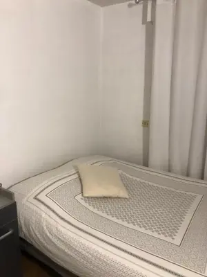 Un ou plusieurs lits dans un hébergement de l'établissement Studio Cosy Au Pied Du Metro