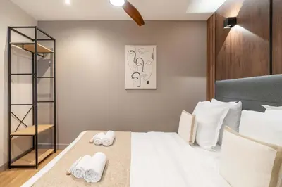 Un ou plusieurs lits dans un hébergement de l'établissement Stunning studio - Montparnasse