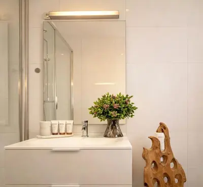 Salle de bains dans l'établissement Stunning Jardin du Luxembourg property with lift