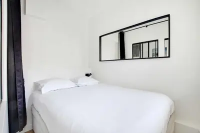Un ou plusieurs lits dans un hébergement de l'établissement Charming apartment - 2P - Trocadéro