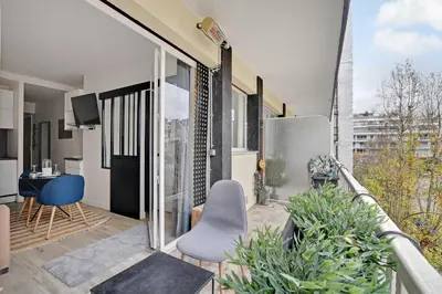 Balcon ou terrasse dans l'établissement Charming apartment - 2P - Trocadéro