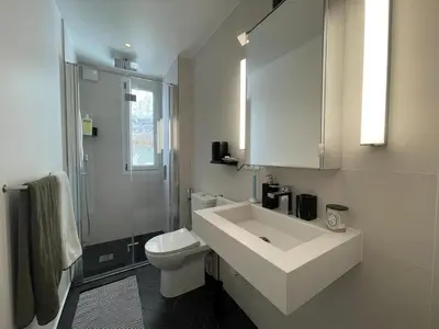 Salle de bains dans l'établissement Cozy MONTMARTRE