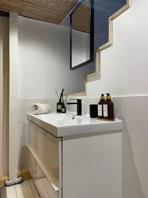Plan de l'établissement Duplex, grand balcon et sauna