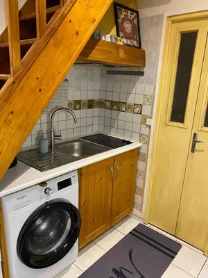 Cuisine ou kitchenette dans l'établissement Chambre privée chez l'habitant