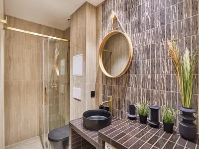 Salle de bains dans l'établissement Apartment Suite Saint Germain Rue de Rennes