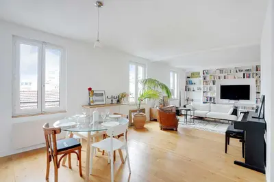 Plan de l'établissement Beautiful Apartment 2BR 3P – Beaugrenelle