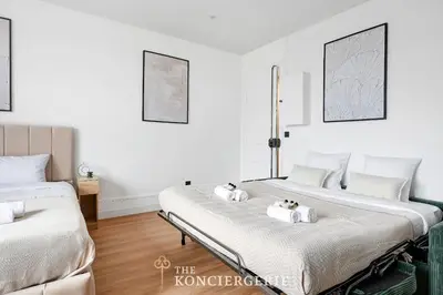 Un ou plusieurs lits dans un hébergement de l'établissement Studio d'Architecte avec Cheminee - Design -4 personnes