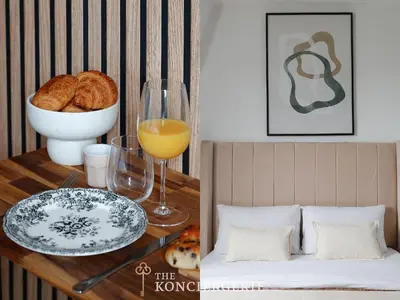 Un ou plusieurs lits dans un hébergement de l'établissement Studio Chic et Cosy - Boulevard Kellermann