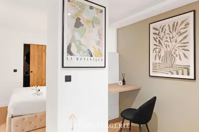 Un ou plusieurs lits dans un hébergement de l'établissement Elegance parisienne au coeur de Paris - 4 personnes