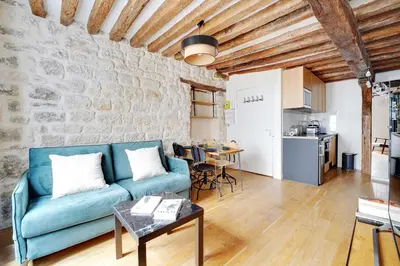 Plan de l'établissement Authentic apartment 1BR 4P Arts et Metiers