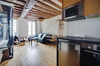 Plan de l'établissement Authentic apartment 1BR 4P Arts et Metiers