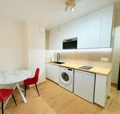 Cuisine ou kitchenette dans l'établissement Studio entièrement rénové au cœur du Marais